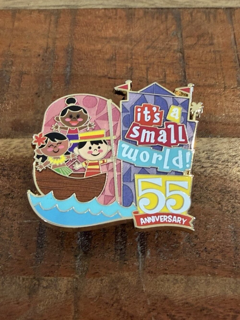 DIS - It's a Small World 55th Anniversary Disney Pin